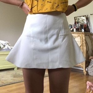 White skirt